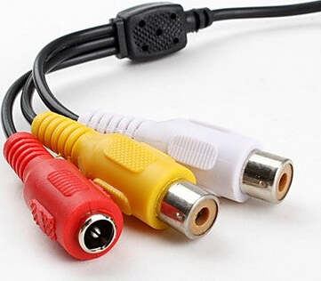 MINI MICRO TELECAMERA CAMERA A COLORI 6 LED IR RCA AUDIO VIDEO MICROFONO STAFFA  Trade Shop italia - Napoli, Commerciovirtuoso.it
