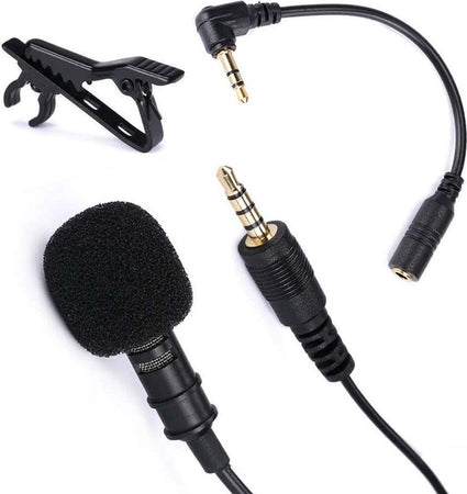 Mini Microfono Clip A Condensatore Omnidirezionale 3.5mm Adattatore Smartphone Elettronica e telefonia > Accessori Audio e Video > Microfoni Trade Shop italia - Napoli, Commerciovirtuoso.it