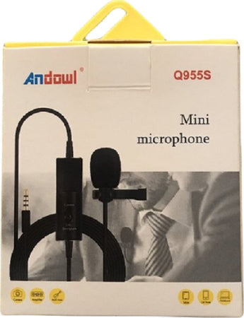 Mini Microfono Lavalier Omnidirezionale 360? Per Smartphone Fotocamera Q-955s Strumenti Musicali/Microfoni/A condensatore Trade Shop italia - Napoli, Commerciovirtuoso.it