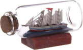 Mini Modellino Modello Barca Veliero In Bottiglia Bottiglina Vetro 6,5x3,5cm Casa, arredamento e bricolage > Arredamento > Oggettistica Trade Shop italia - Napoli, Commerciovirtuoso.it