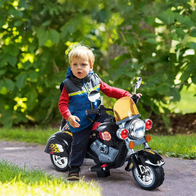 Mini-Moto-Elettrica-per-Bambini-da-37-72-Mesi-3-Ruote-Batteria-6V-PP-Ferro,-Velocità-2.5KM/h,-92×53×67cm-GB6370-009GB6