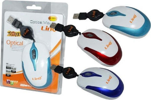 Mini Mouse Ottico Usb Con Filo Retrattile Ergonomico 1200dpi Vari Colori M-2016 Elettronica/Informatica/Accessori/Tastiere Mouse e periferiche di input/Mouse Trade Shop italia - Napoli, Commerciovirtuoso.it