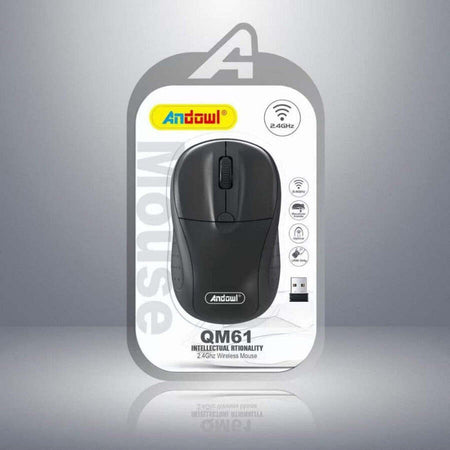Mini-Mouse-Senza-Filo-Ottico-Wireless-2.aghz-Qm61-Dongle-Usb-Pc-Computer-Laptop