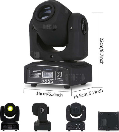 Mini Moving Head Led Spot 30w Cree Gobos Dmx Sound Dj Effetti Luce Disco Party Elettronica e telefonia > Accessori Audio e Video > Effetti Luce Trade Shop italia - Napoli, Commerciovirtuoso.it
