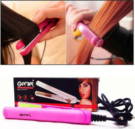 Mini-Piastra-Per-Capelli-In-Ceramica-Portatile-Viaggio-Comoda-Borsa-150°-Gm-2923