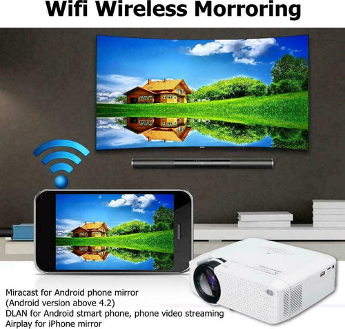 Mini proiettore LED 3D WIFI D40W Home Cinema 1600 LM Supporto HD andowl Q-A16 Elettronica/Home Cinema TV e video/Proiettori Zencoccostore - Formia, Commerciovirtuoso.it
