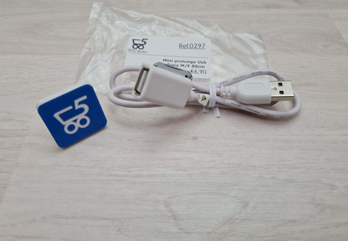 Mini prolunga Usb Sony M F 60 cm corta bianca carica Apple Mac Stereo DVR MOUSE