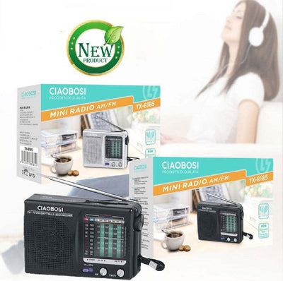 Mini Radio Fm Portatile 9 Bande Am Fm Mw Sw1-7 Con Ricevitore Audio Tv Tx-8185 Elettronica/Cuffie auricolari e accessori/Cuffie/Cuffie Over-Ear Trade Shop italia - Napoli, Commerciovirtuoso.it