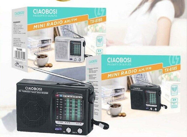 Mini Radio Fm Portatile 9 Bande Am Fm Mw Sw1-7 Con Ricevitore Audio Tv Tx-8185 Elettronica/Cuffie auricolari e accessori/Cuffie/Cuffie Over-Ear Trade Shop italia - Napoli, Commerciovirtuoso.it