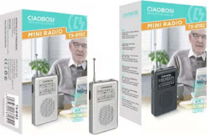 Mini Radio Portatile A 2 Bande Am/fm Piccola Ricevitore Audio Luce Led Tx-8182 Elettronica/Audio e video portatile/Radio portatili Boombox Trade Shop italia - Napoli, Commerciovirtuoso.it
