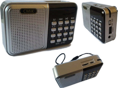 Mini Radio Portatile Radiolina Fm Lettore Mp3 Usb Tf Microsd Cmik Mk-140 Elettronica e telefonia > Accessori Audio e Video > Casse Portatili Trade Shop italia - Napoli, Commerciovirtuoso.it