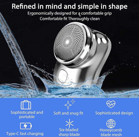 Mini Rasoio Elettrico Portatile Tascabile Uomo Usb Ricaricabile Viaggi Auto Casa Salute e cura della persona/Rasatura epilazione e rimozione peli/Regolabarba tagliacapelli e rasoi per il corpo/Regolarbarba e rifinitori Trade Shop italia - Napoli, Commerciovirtuoso.it