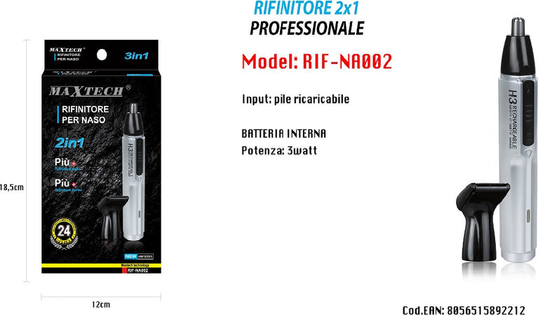 Mini Rasoio Uomo Barba Naso Basette Peli Con Ricambio 3w Ricaricabile Rif-na002 Salute e cura della persona/Rasatura epilazione e rimozione peli/Rasoi elettrici/Rasoi maschili/Rasoi a lamina Trade Shop italia - Napoli, Commerciovirtuoso.it