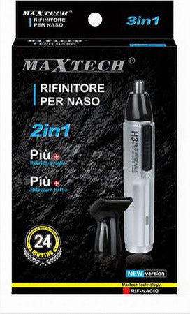 Mini-Rasoio-Uomo-Barba-Naso-Basette-Peli-Con-Ricambio-3w-Ricaricabile-Rif-na002