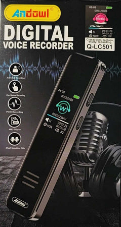 Mini Registratore Vocale Audio Digitale 8gb Con Schermo Lcd Ricaricabile Q-lc501 Elettronica/Audio e video portatile/Registratori vocali digitali Trade Shop italia - Napoli, Commerciovirtuoso.it