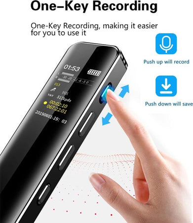 Mini Registratore Vocale Audio Digitale 8gb Con Schermo Lcd Ricaricabile Q-lc501 Elettronica/Audio e video portatile/Registratori vocali digitali Trade Shop italia - Napoli, Commerciovirtuoso.it