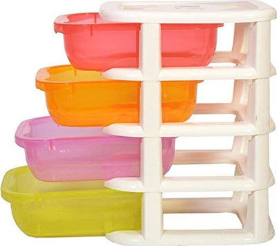 Mini Scatola Di Immagazzinaggio Desktop Cassetto A 4 Strati Plastica Multicolore Casa e cucina/Organizzazione interni/Contenitori ceste e cestini/Contenitori senza coperchio Trade Shop italia - Napoli, Commerciovirtuoso.it