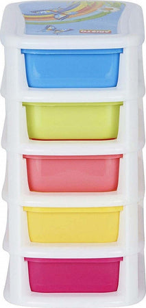 Mini Scatola Di Stoccaggio Cassetto Desktop In Plastica A 5 Strati Multicolore Casa e cucina/Organizzazione interni/Contenitori ceste e cestini/Contenitori senza coperchio Trade Shop italia - Napoli, Commerciovirtuoso.it