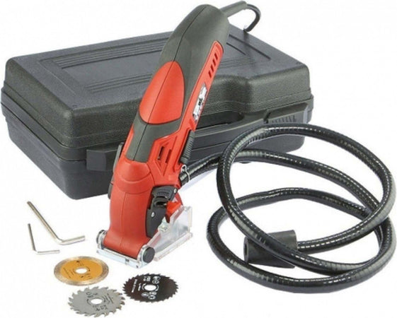 MINI SEGA CIRCOLARE CON 3 LAME E TUBO ASPIRAZIONE 400W 3400 RPM TAGLIO 12MM Fai da te/Utensili elettrici e a mano/Utensili elettrici/Seghe/Seghe circolari Trade Shop italia - Napoli, Commerciovirtuoso.it