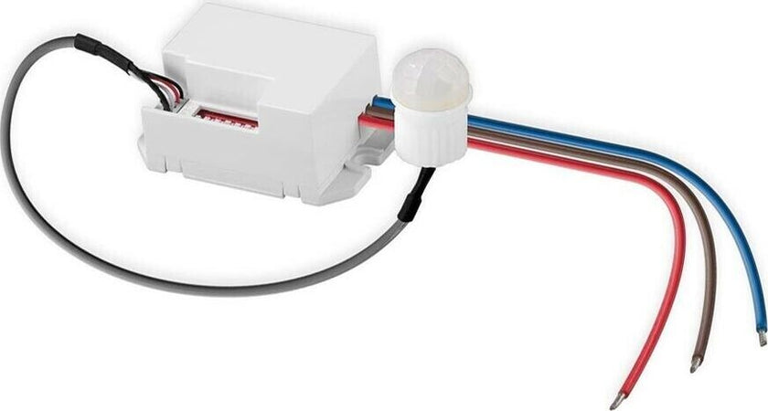 Mini-Sensore-Rileva-Movimento-Da-Incasso-Per-Faro-Lampada-Led-Rilevatore-360-Universo