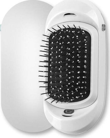 Mini Spazzola Massaggiante Capelli Ionica Scioglinodi A Batterie Portatile Salute e Bellezza > Cura dei Capelli > Spazzole per capelli Trade Shop italia - Napoli, Commerciovirtuoso.it