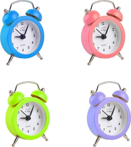 MINI SVEGLIA ANALOGICO DA TAVOLO piccola OROLOGIO ALLARME SONORO Casa e cucina/Decorazioni per interni/Orologi/Sveglie Trade Shop italia - Napoli, Commerciovirtuoso.it