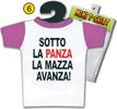 Mini T-Shirt Sotto La Panza La Mazza Avanza Gadget per Adulti 4885-06 Salute e cura della persona/Erotismo e contraccezione/Sex toys/Gadget per addio al nubilato e al celibato Kondorama - Martinsicuro, Commerciovirtuoso.it