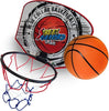 Mini-Tabellone-Canestro-18cm-+-Palla-Basket-Con-Rete-Pallacanestro-Bambini-Giocattolo