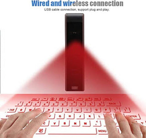Mini Tastiera A Proiezione Laser Virtuale Wireless Bluetooth Smartphone Q-wx100 Elettronica/Informatica/Accessori/Tastiere Mouse e periferiche di input/Tastiere Trade Shop italia - Napoli, Commerciovirtuoso.it