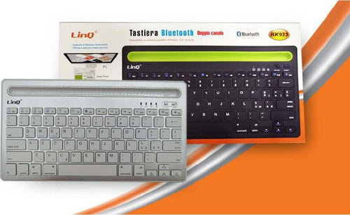 Mini Tastiera Bluetooth Doppio Canale Con Base Per Tablet Smartphone Ipad Bk933 Elettronica/Informatica/Accessori/Tastiere Mouse e periferiche di input/Tastiere Trade Shop italia - Napoli, Commerciovirtuoso.it