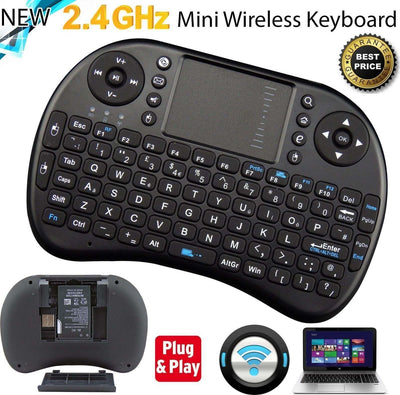 MINI TASTIERA WIRELESS 2,4GHz QWERTY TOUCHPAD PER ANDROID TV XBOX PC 92 TASTI Elettronica/Informatica/Accessori/Tastiere Mouse e periferiche di input/Tastiere Trade Shop italia - Napoli, Commerciovirtuoso.it