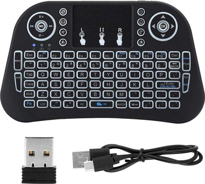 Mini Tastiera Wireless per Smart TV PC Console HTPC Android Box 2.4GHz