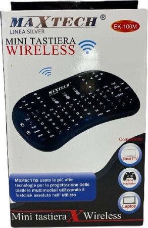 Mini Tastiera Wirelesss Wifi Ek-100m Per Smart Tv Box Playstation Xbox Pc Laptop Elettronica/Informatica/Accessori/Tastiere Mouse e periferiche di input/Tastiere Trade Shop italia - Napoli, Commerciovirtuoso.it