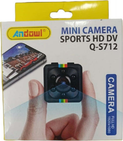 Mini Telecamera Sicurezza Hd Ricaricabile Compatto Rilevamento Movimento Q-s712 Fai da te/Sicurezza e protezione/Sistemi di sicurezza domestica/Kit video per la sicurezza domestica/Videocamere di sorveglianza/Microcamere spia Trade Shop italia - Napoli, Commerciovirtuoso.it