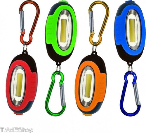 MINI TORCIA A 3 LED COB LUCE BIANCA ROSSA SMD PORTACHIAVI CON TORCIA E GANCIO Fai da te/Sicurezza e protezione/Torce/Torce elettriche portatili (standard) Trade Shop italia - Napoli, Commerciovirtuoso.it