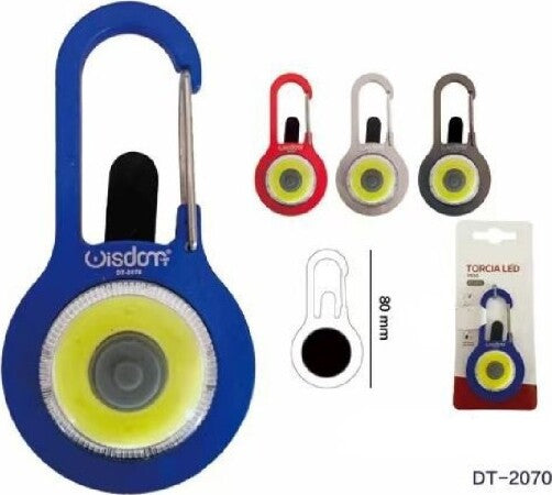 Mini-Torcia-A-Led-Cob-In-Alluminio-Tascabile-Portatile-In-Vari-Colori-Dt-2070