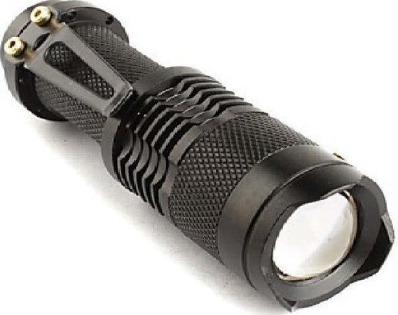 Mini-Torcia-A-Luce-Bianca-500-W-800-Lumes-Ricaricabile-Resistente-Con-Gancio