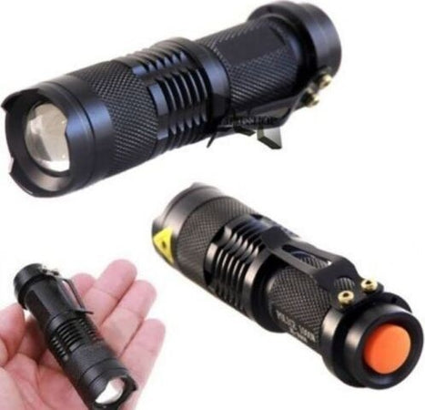 MINI TORCIA LAMPADA IMPERMEABILE LED CREE LUCE BIANCA RICARICABILE ZOOM 5000 LM Fai da te/Sicurezza e protezione/Torce/Torce elettriche portatili (standard) Trade Shop italia - Napoli, Commerciovirtuoso.it