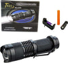 Mini-Torcia-Lampada-Impermeabile-Led-Cree-Luce-Bianca-Ricaricabile-Zoom-5000-Lm
