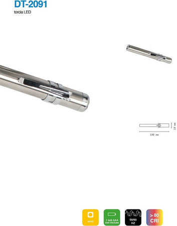 Mini Torcia Led Portachiavi Cree A Forma Di Penna In Alluminio Tascabile Dt-2091 Casa, arredamento e bricolage > Bricolage e fai da te > Torce Trade Shop italia - Napoli, Commerciovirtuoso.it