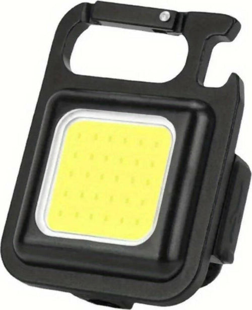 Mini-torcia-led-ricaricabile-multifunzione-con-4-modalità-di-illuminazione-portachiavi-apribottiglie-e-supporto-magnetico