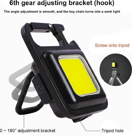 Mini Torcia Portatile Cob Ricaricabile Portachiavi Multifunzione Emergenza Pesca Casa, arredamento e bricolage > Bricolage e fai da te > Torce Trade Shop italia - Napoli, Commerciovirtuoso.it