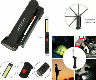 Mini Torcia Ricaricabile Led Cob Magnetica Snodata Luce Lampada Lavoro Meccanico Casa, arredamento e bricolage > Bricolage e fai da te > Torce Trade Shop italia - Napoli, Commerciovirtuoso.it