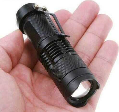 MINI TORCIA TATTICA MILITARE LED CREE 5000 LUMENS CON ZOOM RICARICABILE Fai da te/Sicurezza e protezione/Torce/Torce elettriche portatili (standard) Zencoccostore - Formia, Commerciovirtuoso.it