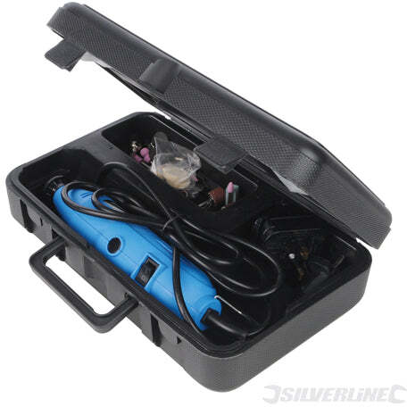 Mini trapano utensile multiuso per tagli levigatura lucidatura Silverline 135W