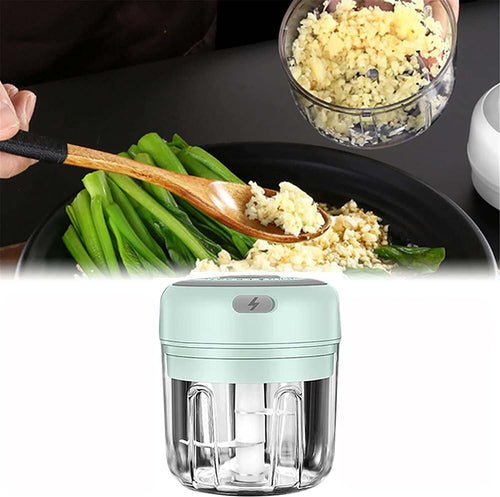 Mini Trituratore A Batterie Per Aglio Zenzero Peperoncino Ricaricabile Usb 250ml Cucina > Affettaverdure Trade Shop italia - Napoli, Commerciovirtuoso.it