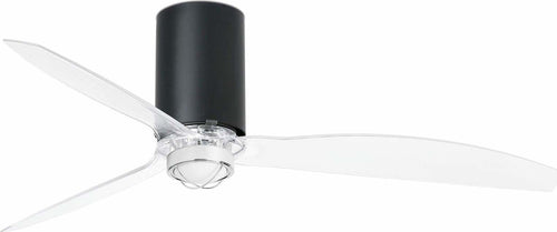 MINI TUBE FAN M LED Ventilatore da soffitto nero opaco/trasparente con motore DC Fai da te/Prodotti per la costruzione/Riscaldamento e raffreddamento/Sistemi mobili di climatizzazione/Ventilatori/Ventilatori da soffitto Led Mall Home - Napoli, Commerciovirtuoso.it