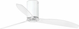MINI TUBE FAN M Ventilatore da soffitto bianco brillante/trasparente con motore DC SMART Fai da te/Prodotti per la costruzione/Riscaldamento e raffreddamento/Sistemi mobili di climatizzazione/Ventilatori/Ventilatori da soffitto Led Mall Home - Napoli, Commerciovirtuoso.it