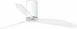 MINI TUBE FAN M Ventilatore da soffitto bianco opaco/trasparente con motore DC SMART Fai da te/Prodotti per la costruzione/Riscaldamento e raffreddamento/Sistemi mobili di climatizzazione/Ventilatori/Ventilatori da soffitto Led Mall Home - Napoli, Commerciovirtuoso.it
