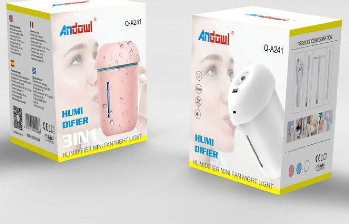 Mini Umidificatore 3 In 1 Portatile Con Luce A Forma Di Fungo Camera Auto Q-a241 Casa e cucina/Decorazioni per interni/Profumazione ambiente/Bruciatori per oli essenziali Trade Shop italia - Napoli, Commerciovirtuoso.it